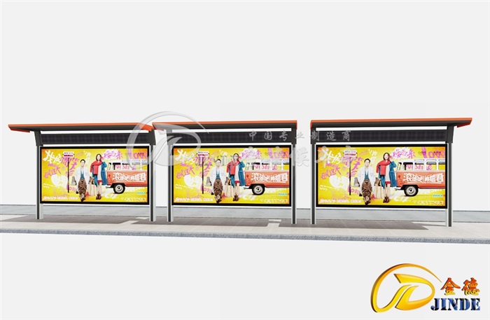 湖北候車亭實(shí)景