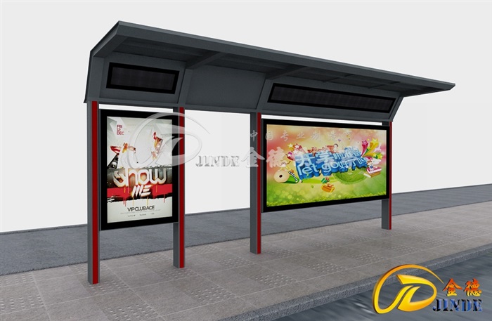 湖北候車亭實(shí)景