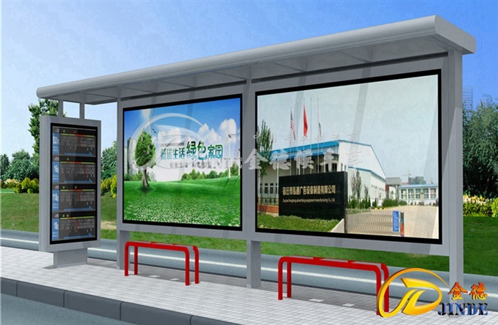 湖北候車亭實(shí)景