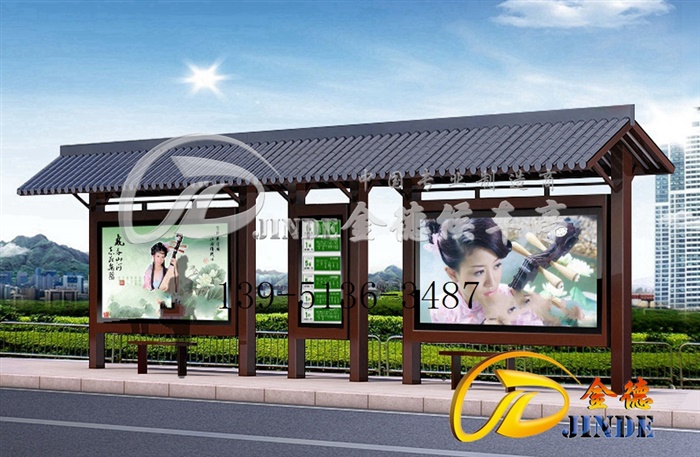 湖南郴州仿古候車亭發(fā)貨