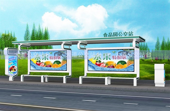 廣東第二批候車亭安裝中