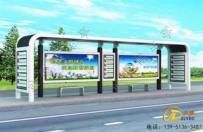 廣東候車亭生產(chǎn)中