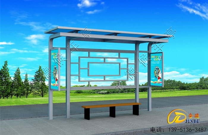 陜西候車亭發(fā)貨了