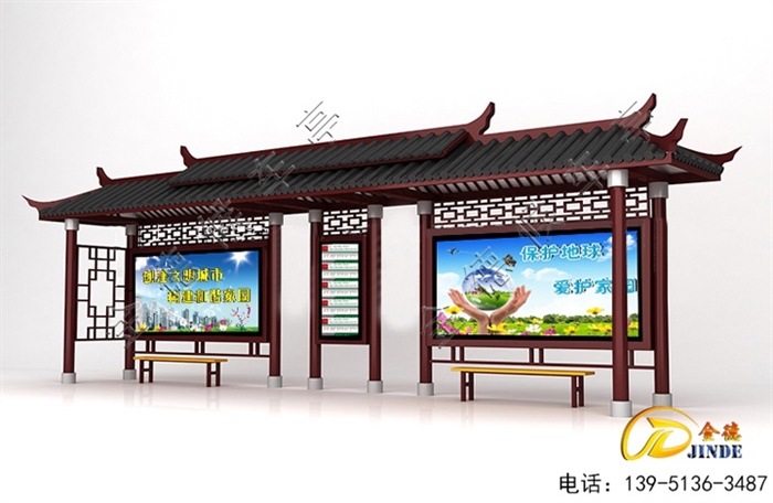 安徽候車亭發(fā)貨了